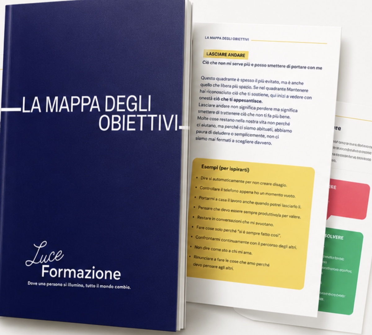 Anteprima della Mappa degli Obiettivi di Luce Formazione